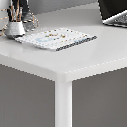 Modern Minimalist Rectangular Medium Density Fiberboard Desks 4-Leg For Home Office