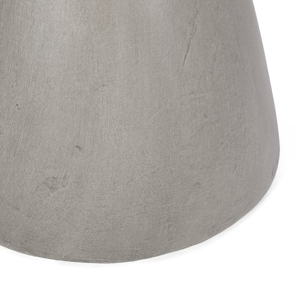 Modern Minimalist Round Magnesium Oxide End Table Sturdy Durable For Living Room