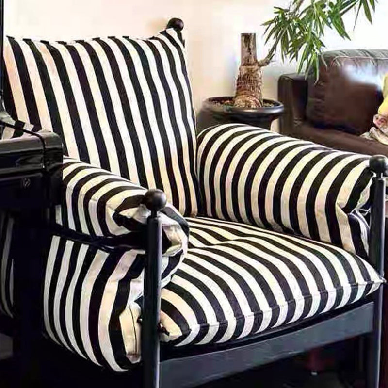 Traditional Vintage Curved Cotton Solid Wood Velvet Fabric Accent Chair Backrest Armrest For Living Room