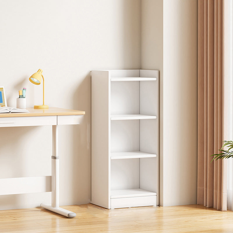 Modern Minimalist Rectangular Medium Density Fiberboard Bookshelves 3/4/5-Tier For Living Room
