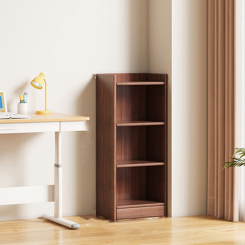 Modern Minimalist Rectangular Medium Density Fiberboard Bookshelves 3/4/5-Tier For Living Room