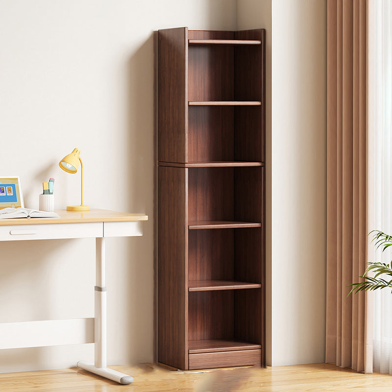 Modern Minimalist Rectangular Medium Density Fiberboard Bookshelves 3/4/5-Tier For Living Room