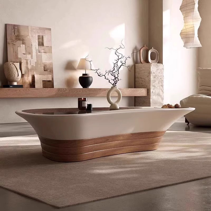 Modern Luxury Unique-Shaped Plywood Glass Stainless Steel Coffee Table For Living Room