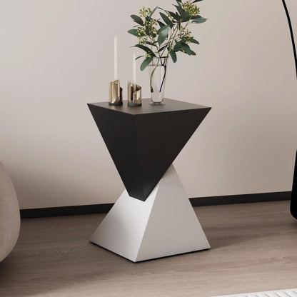 Modern Minimalist Triangular Carbon Steel Side Table For Living Room