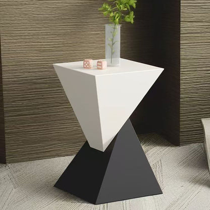 Modern Minimalist Triangular Carbon Steel Side Table For Living Room