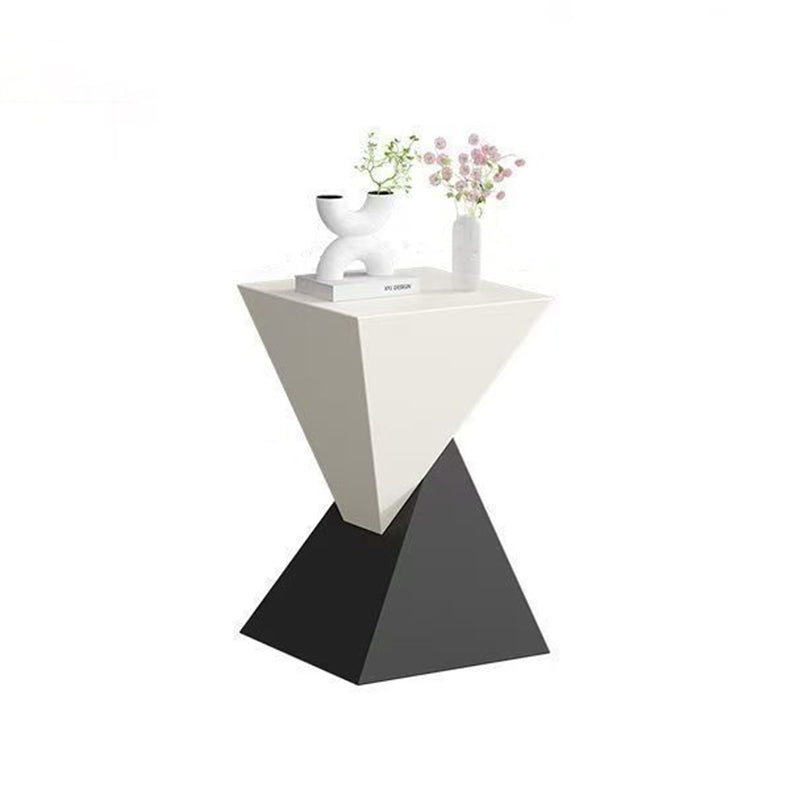 Modern Minimalist Triangular Carbon Steel Side Table For Living Room