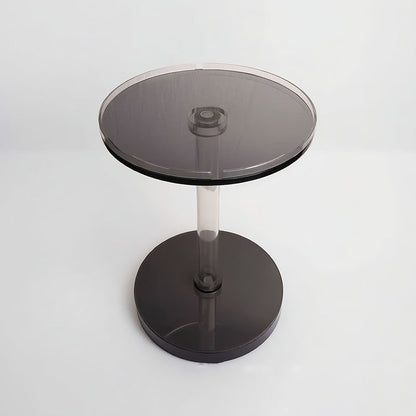 Modern Minimalist Round Acrylic Coffee Table For Living Room