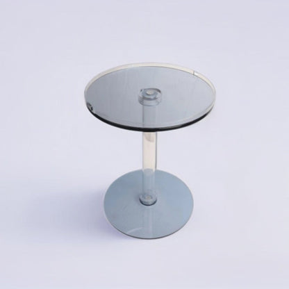 Modern Minimalist Round Acrylic Coffee Table For Living Room