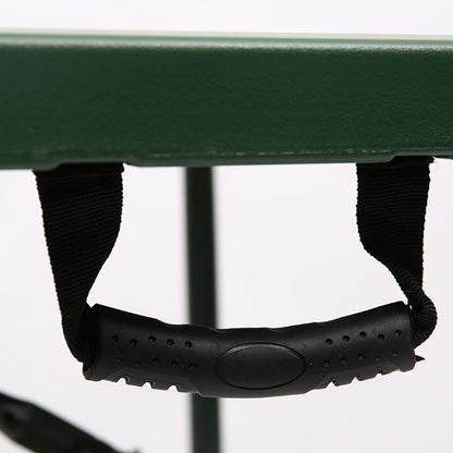 Modern Minimalist Rectangular Plastic Steel Dining Table 4-Leg Foldable For Garden
