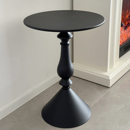 Modern Minimalist Round Iron Side Table For Living Room