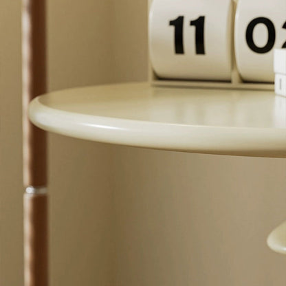 Modern Minimalist Round Iron Side Table For Living Room