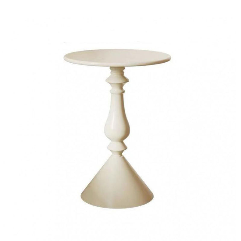 Modern Minimalist Round Iron Side Table For Living Room