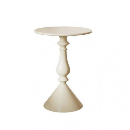 Modern Minimalist Round Iron Side Table For Living Room