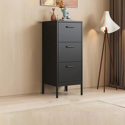 Modern Minimalist Iron Rectangular Storage Cabinet 3/4/6-Drawer For Living Room