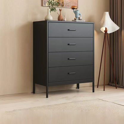 Modern Minimalist Iron Rectangular Storage Cabinet 3/4/6-Drawer For Living Room