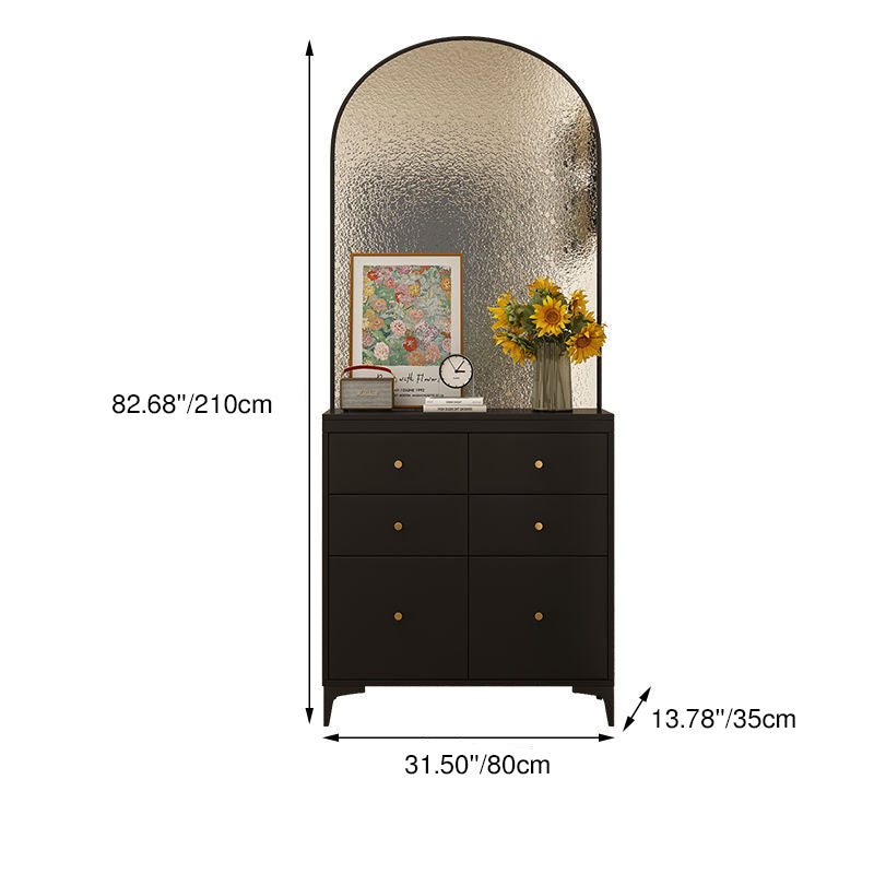 Modern Mid-Century Solid Wood Eco Board Faux Rattan Stainless Steel Glass Rectangular Weaving Shoe Storage 3-Tier For Entryway