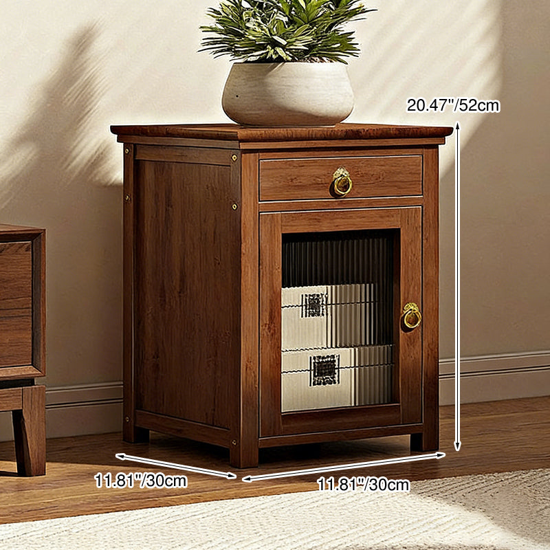 Traditional Chinese Nan Bamboo Fiberboard Acrylic Iron Square Display Rack 1/2/3/4-Tier Multiple Shelves For Living Room