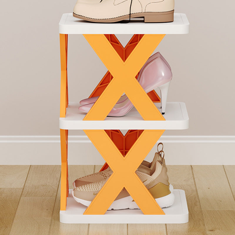 Modern Minimalist PP Rectangular Shoe Storage 8-Tier Space-Saving Design For Entryway