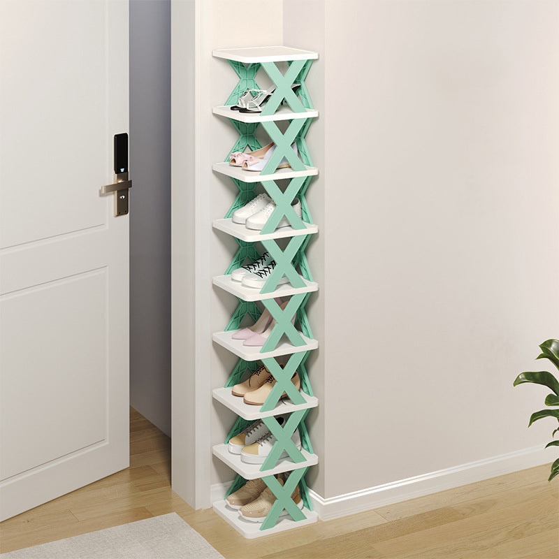 Modern Minimalist PP Rectangular Shoe Storage 8-Tier Space-Saving Design For Entryway