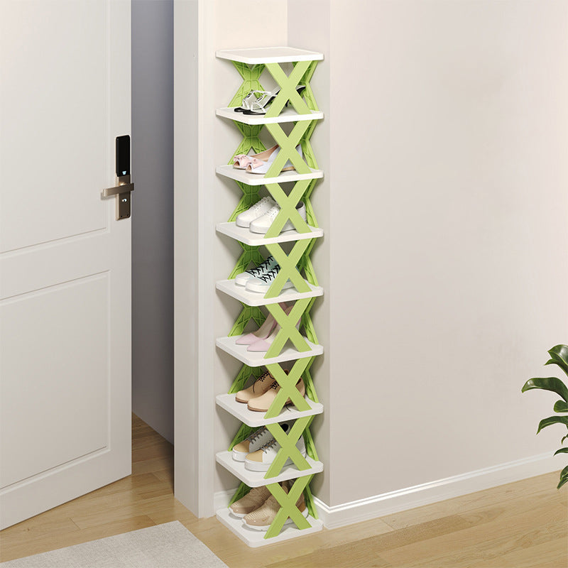 Modern Minimalist PP Rectangular Shoe Storage 8-Tier Space-Saving Design For Entryway