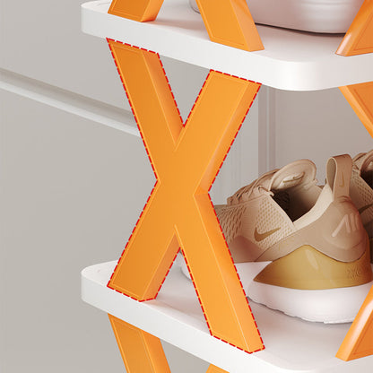 Modern Minimalist PP Rectangular Shoe Storage 8-Tier Space-Saving Design For Entryway