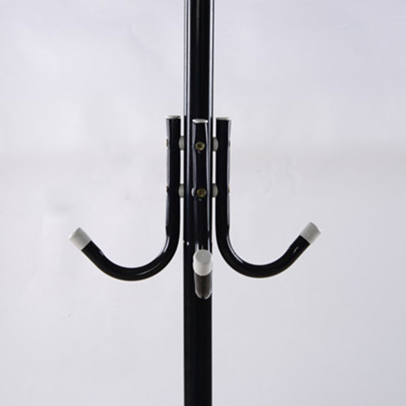 Modern Minimalist Iron Triangular Hall Tree Freestanding With 12 Hooks For Living Room & Bedroom
