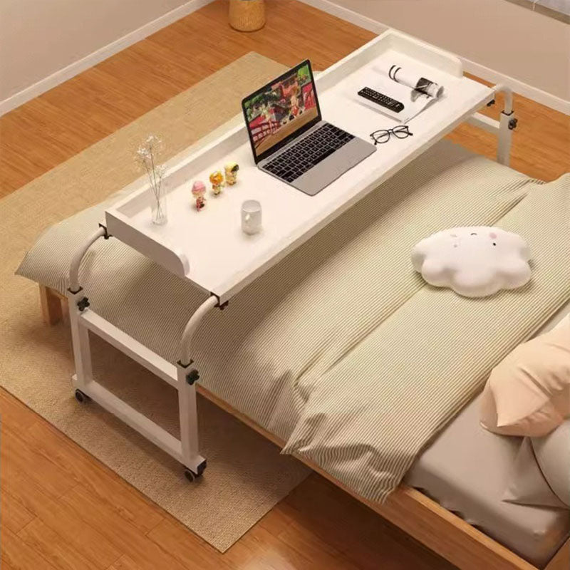 Modern Minimalist MDF Carbon Steel Rectangular Extendable Height-Adjustable Movable Lazy Desk For Bedroom