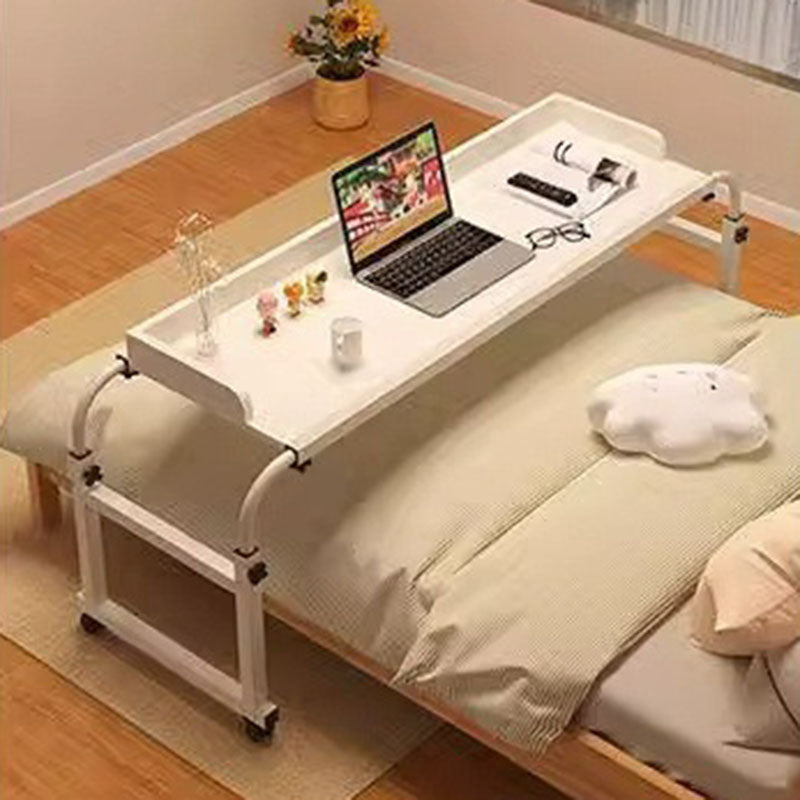 Modern Minimalist MDF Carbon Steel Rectangular Extendable Height-Adjustable Movable Lazy Desk For Bedroom