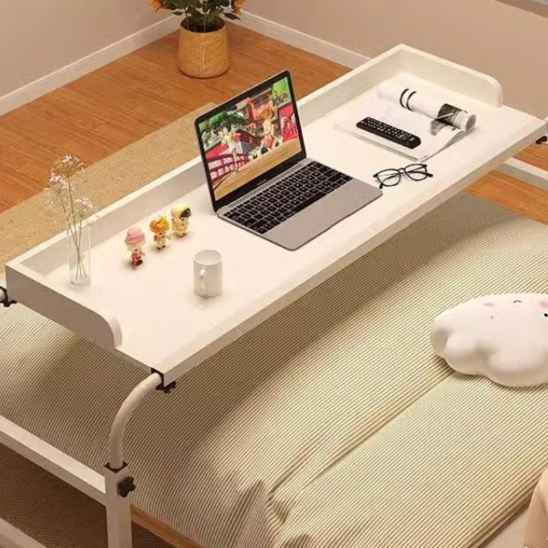 Modern Minimalist MDF Carbon Steel Rectangular Extendable Height-Adjustable Movable Lazy Desk For Bedroom