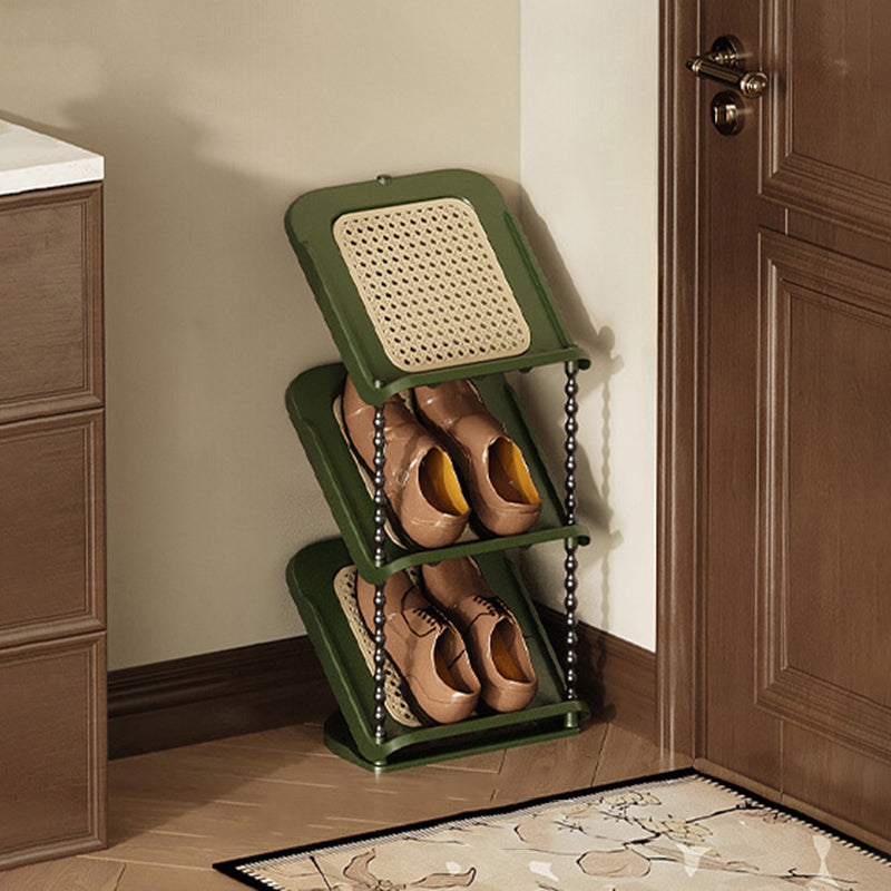 Contemporary Retro PP Rectangular Shoe Storage 2/3/4/5/6/7-Tier & Space-Saving For Entryway