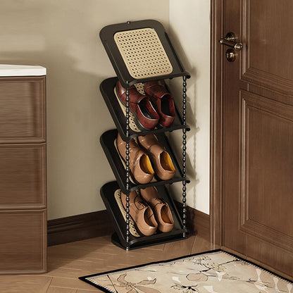 Contemporary Retro PP Rectangular Shoe Storage 2/3/4/5/6/7-Tier & Space-Saving For Entryway