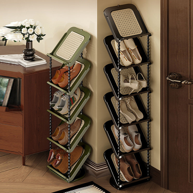 Contemporary Retro PP Rectangular Shoe Storage 2/3/4/5/6/7-Tier & Space-Saving For Entryway