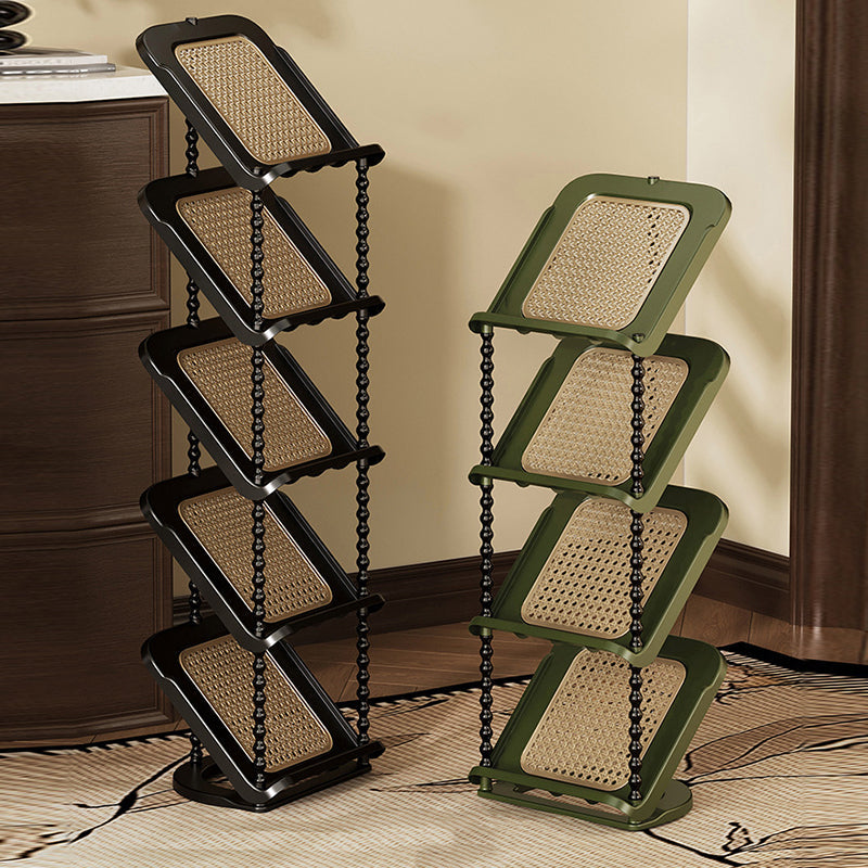 Contemporary Retro PP Rectangular Shoe Storage 2/3/4/5/6/7-Tier & Space-Saving For Entryway