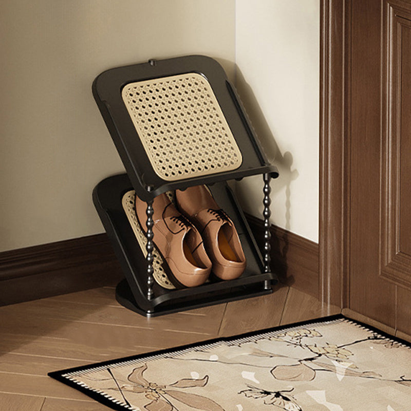 Contemporary Retro PP Rectangular Shoe Storage 2/3/4/5/6/7-Tier & Space-Saving For Entryway