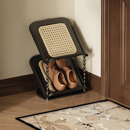 Contemporary Retro PP Rectangular Shoe Storage 2/3/4/5/6/7-Tier & Space-Saving For Entryway