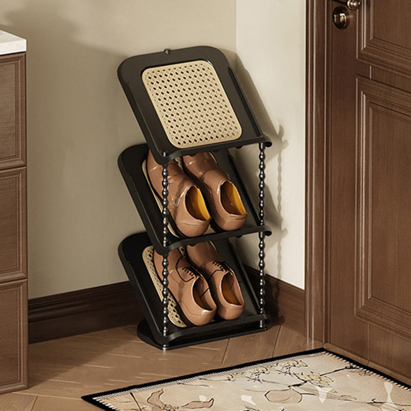 Contemporary Retro PP Rectangular Shoe Storage 2/3/4/5/6/7-Tier & Space-Saving For Entryway