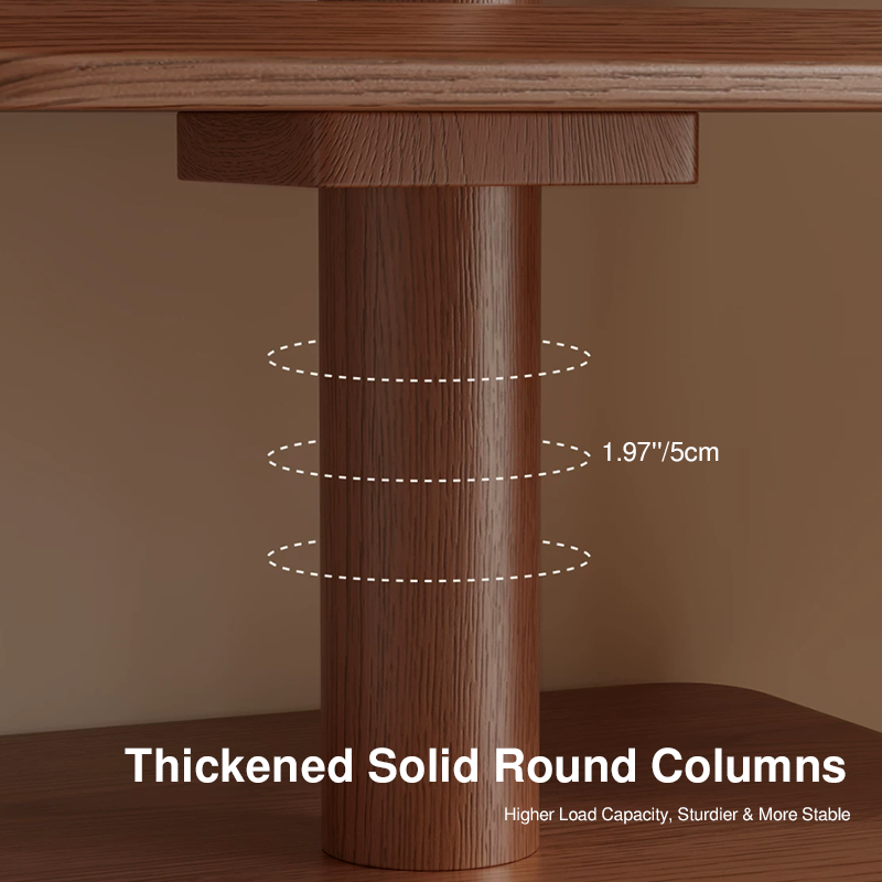 Modern Minimalist Rubberwood Square Shoe Storage 4/6-Tier Narrow & Space-Saving Shoe Rack For Entryway