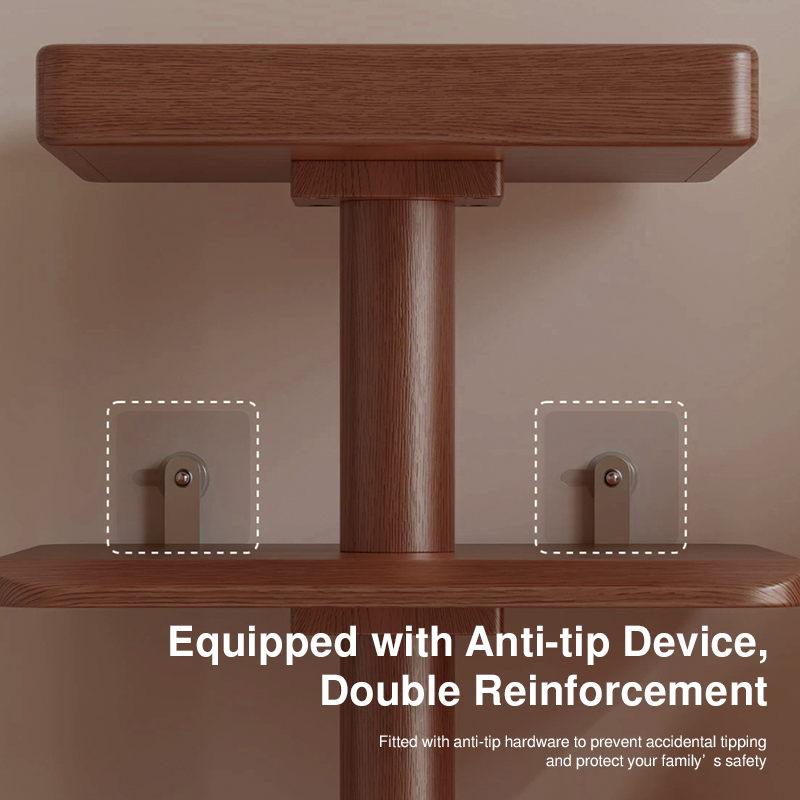 Modern Minimalist Rubberwood Square Shoe Storage 4/6-Tier Narrow & Space-Saving Shoe Rack For Entryway