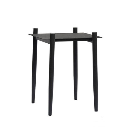 Industrial Style Sturdy Outdoor Coffee Table - 4-Leg Stability Strong Foundation For Balcony & Garden