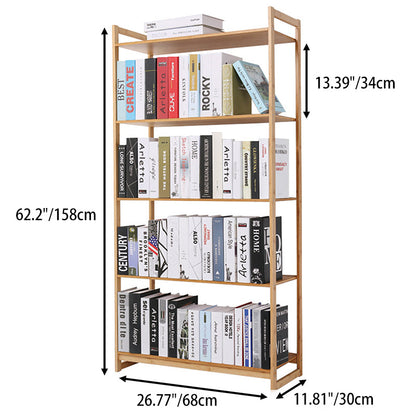 Premium Bamboo 3/4/5-Tier Storage Shelf - Extra Wide & Tall Design For Living Room&Kitchen