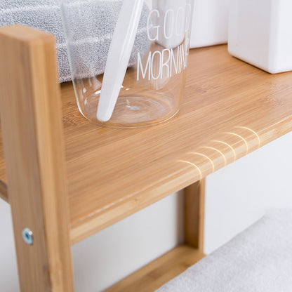 Premium Bamboo 3/4/5-Tier Storage Shelf - Extra Wide & Tall Design For Living Room&Kitchen