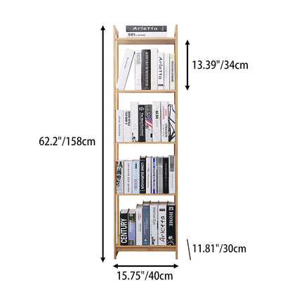 Premium Bamboo 3/4/5-Tier Storage Shelf - Extra Wide & Tall Design For Living Room&Kitchen