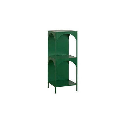 Modern Minimalist Cube Carbon Steel Open Bookshelves 2/3-Tier 4-Leg For Home Office