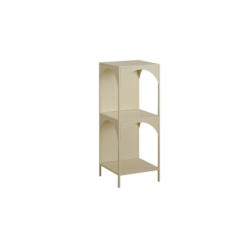 Modern Minimalist Cube Carbon Steel Open Bookshelves 2/3-Tier 4-Leg For Home Office