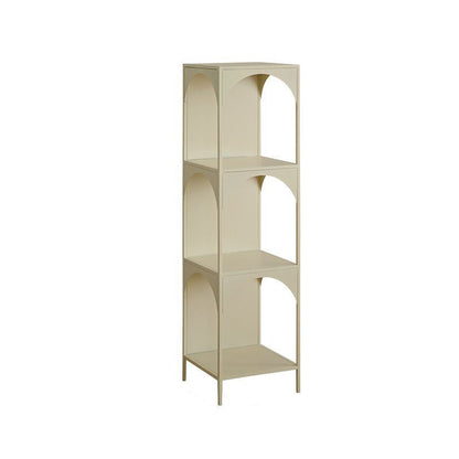 Modern Minimalist Cube Carbon Steel Open Bookshelves 2/3-Tier 4-Leg For Home Office