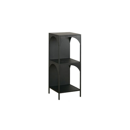 Modern Minimalist Cube Carbon Steel Open Bookshelves 2/3-Tier 4-Leg For Home Office