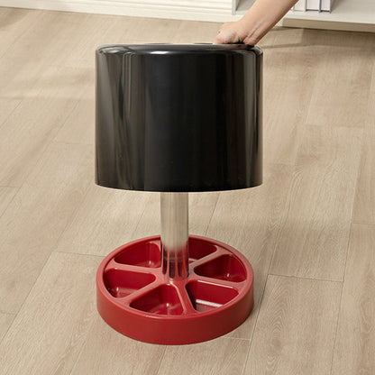 Modern Minimalist Column-Style Plastic Steel Floor-Standing Table For Living Room
