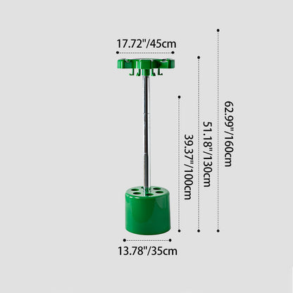 Modern Minimalist Column-Style Plastic Steel Floor-Standing Table For Living Room