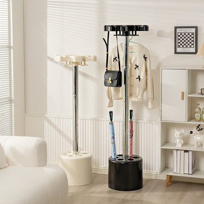Modern Minimalist Column-Style Plastic Steel Floor-Standing Table For Living Room