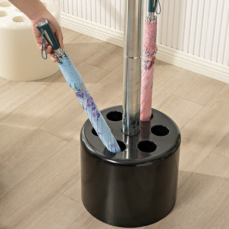 Modern Minimalist Column-Style Plastic Steel Floor-Standing Table For Living Room